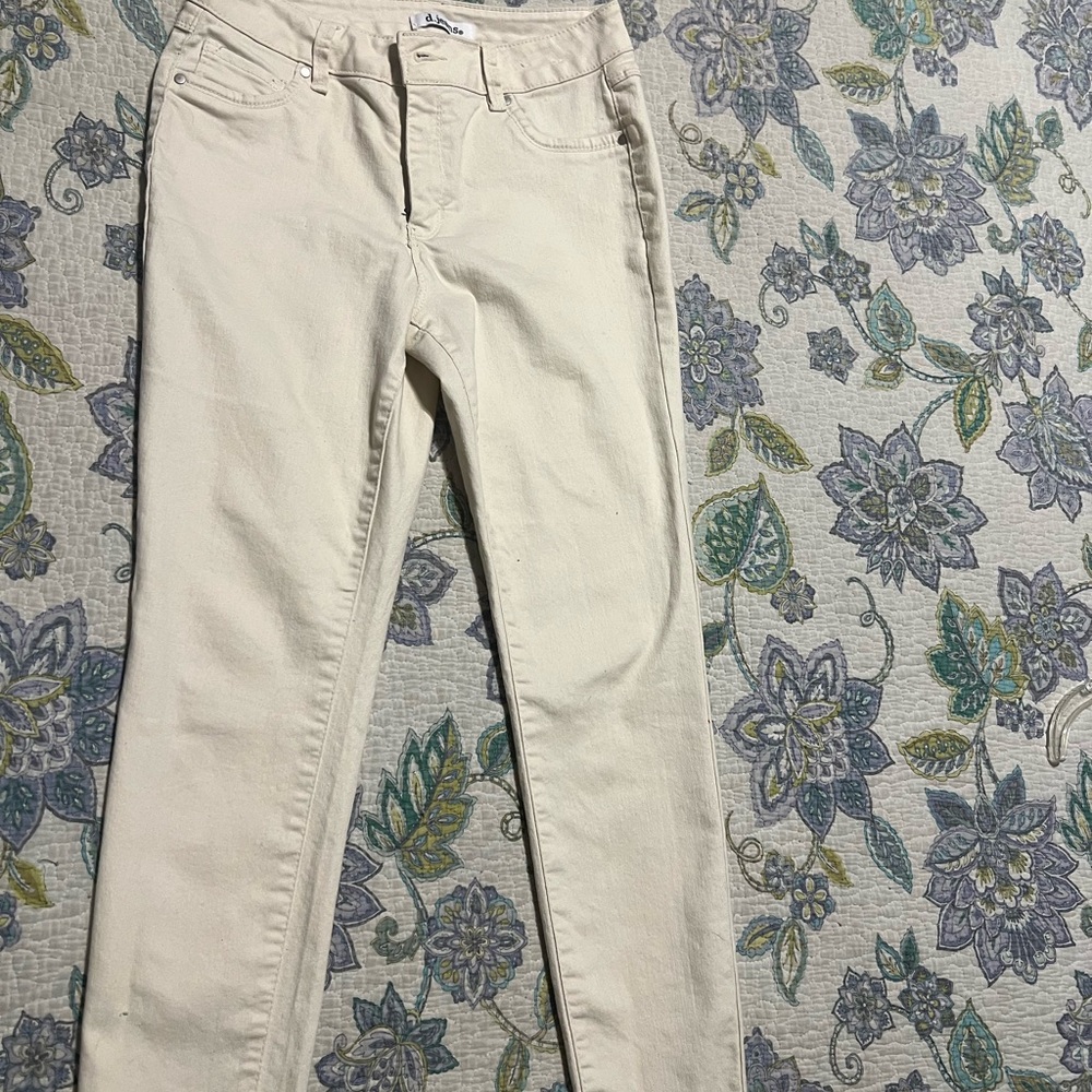 d. jeans Off-White Denim Pants